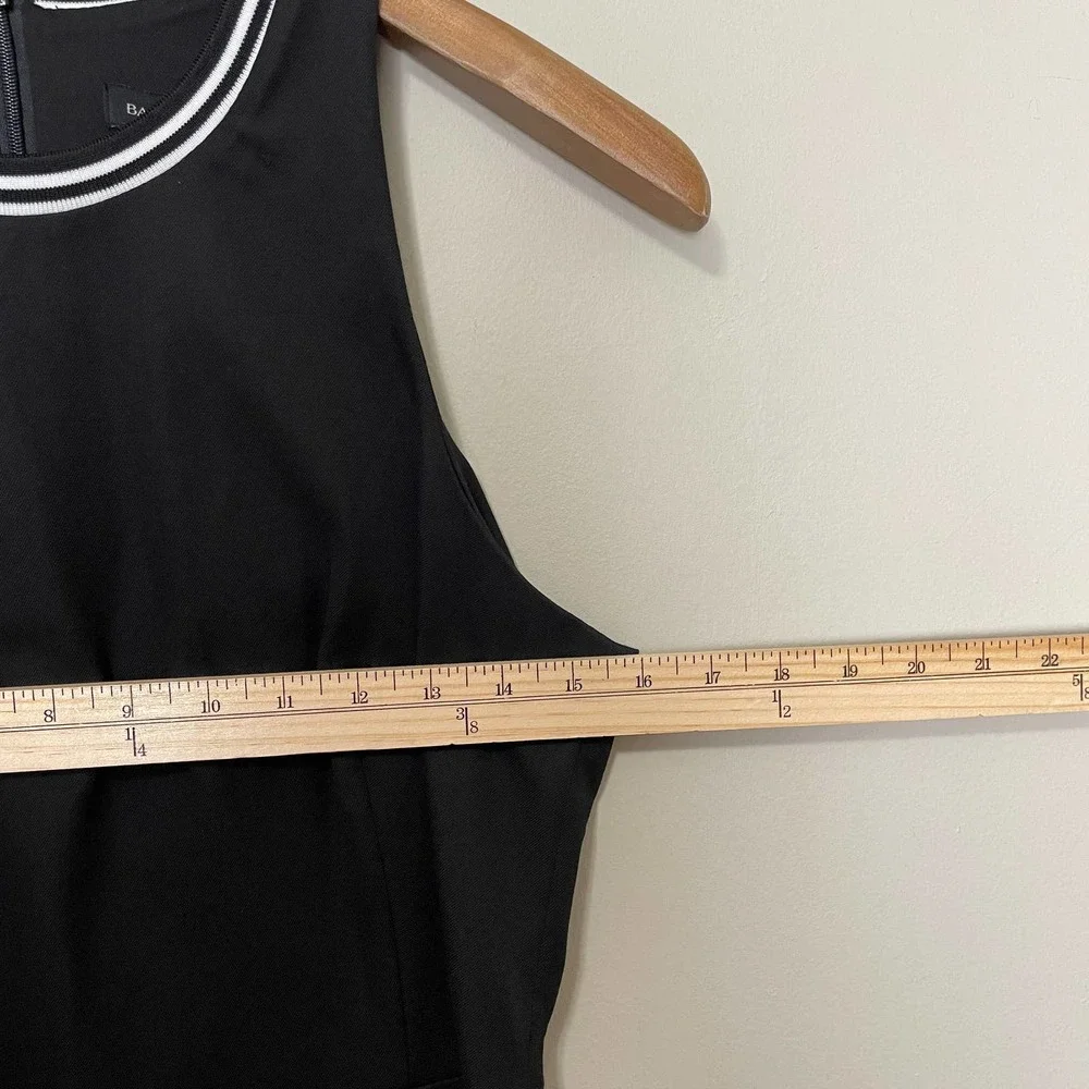 NWT Banana Republic Ring Collar Little Black Dress Sleeveless Knee Length 10p - Picture 6 of 7